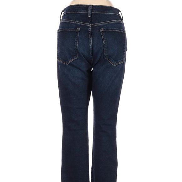 Republic Jeans Blue Classic Straight Leg Mid Rise Waist Sz 25 #146 - Picture 3 of 4